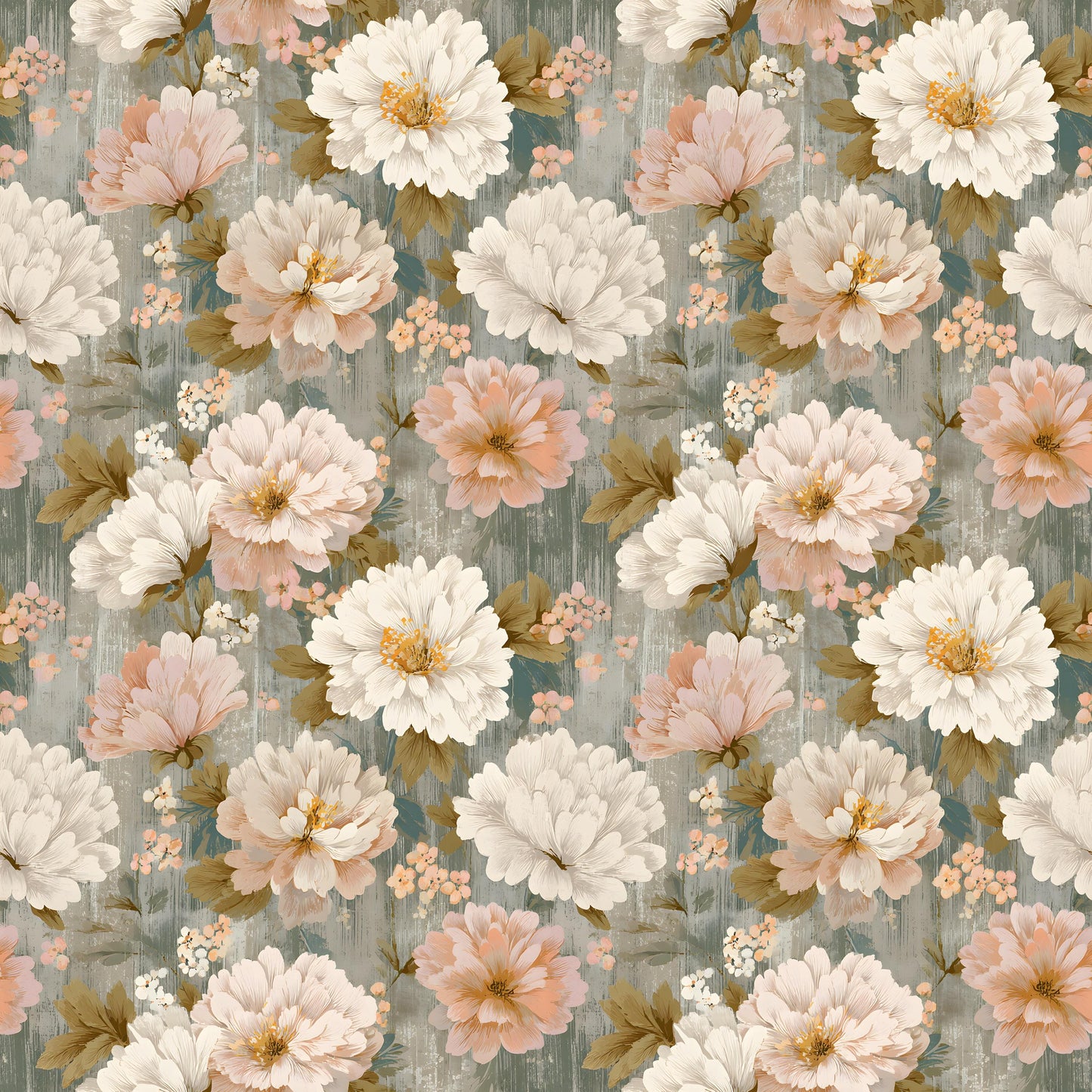 Soft Florals Fabric - Shop now at American Fabric Prints