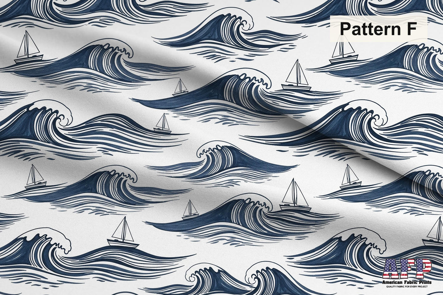 Blue Sailboat 4 Fabric Bundle Set - Shop now at American Fabric Prints