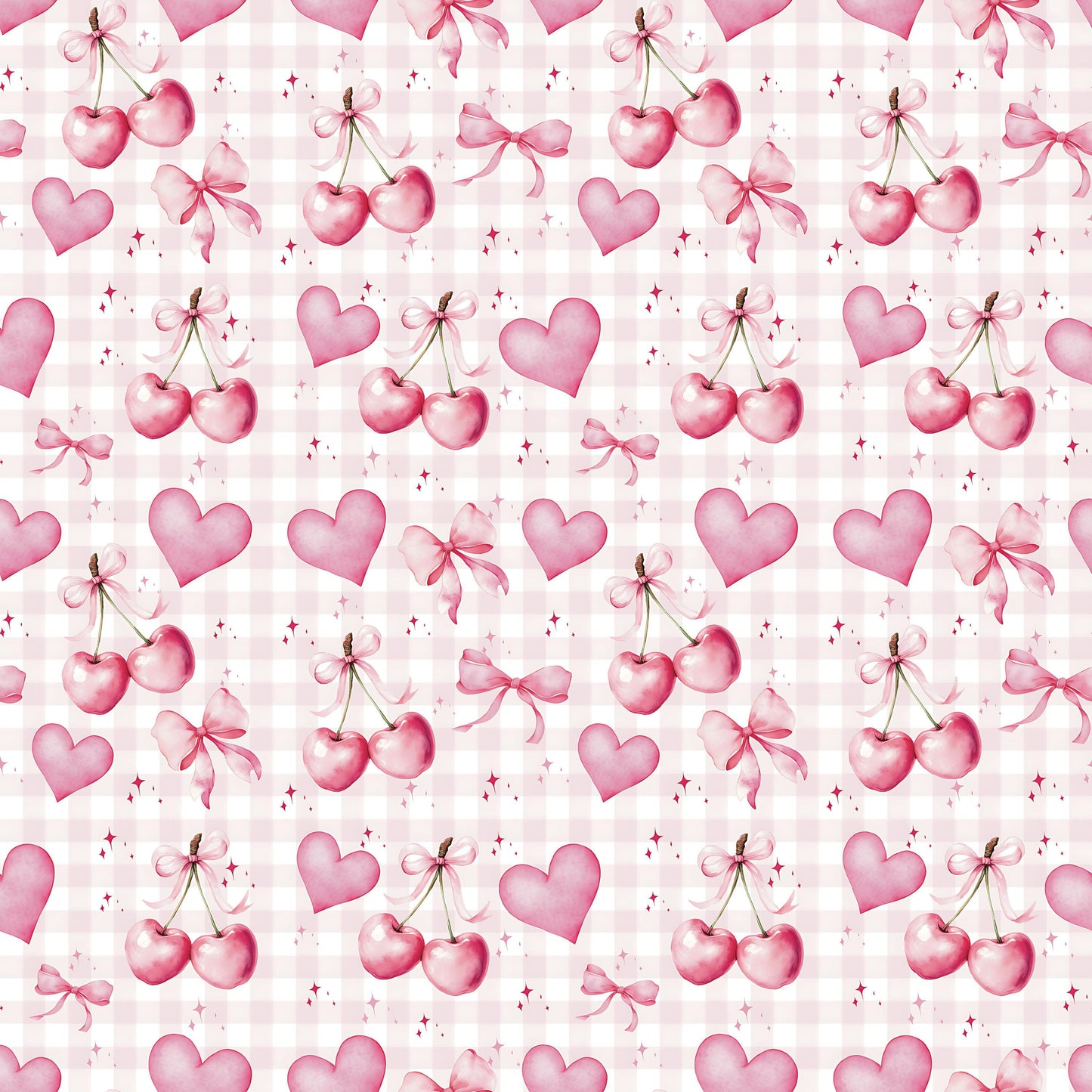 Pink Cherry Fabric - Shop now at American Fabric Prints
