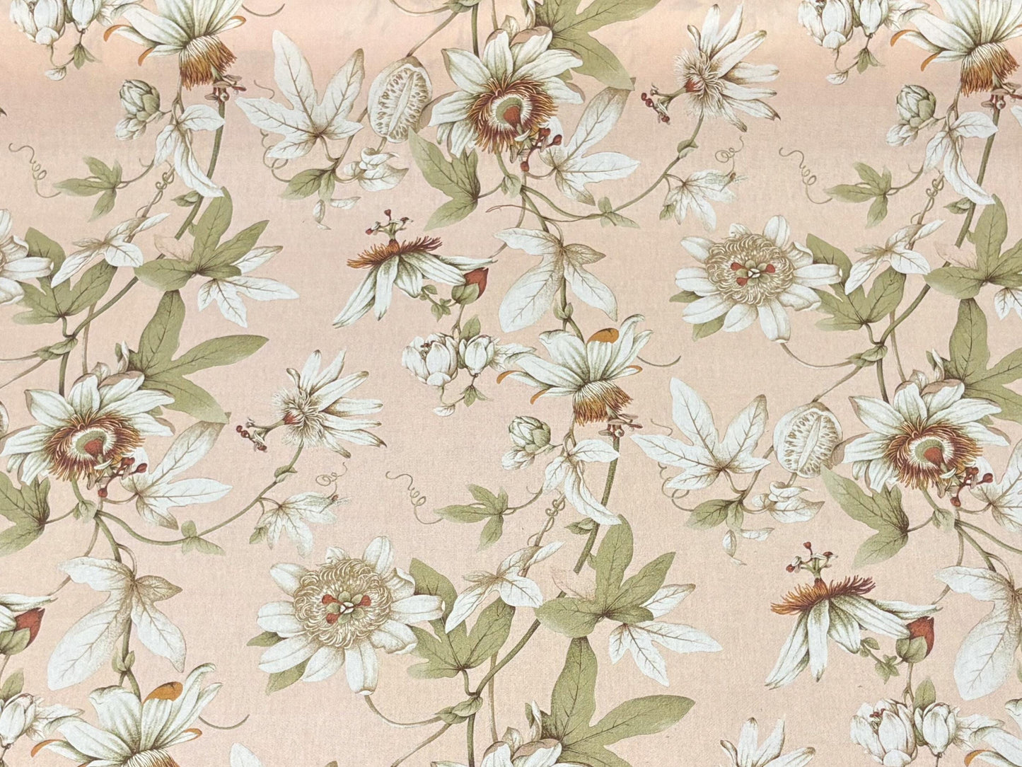 P Kaufmann Vintage Pink Floral Fabric.