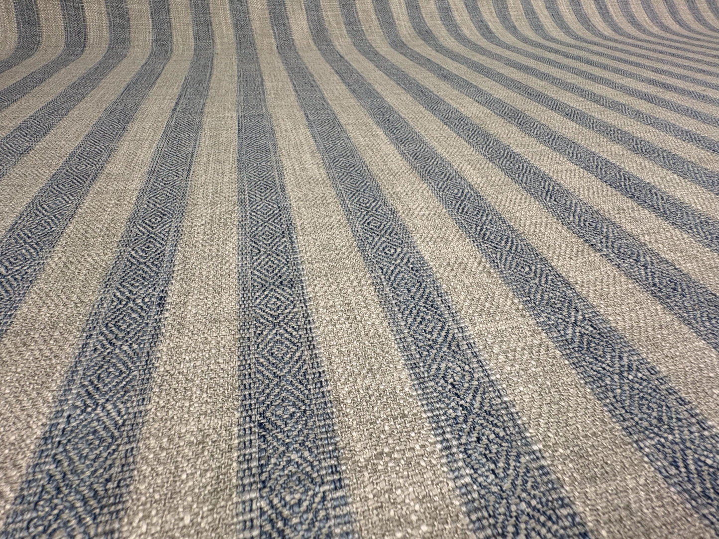 Striped Woven Jacquard Fabric with Geometric Pattern, Premium Upholstery, Fabric for Upholstery, Performance Fabric with Stain Resistance