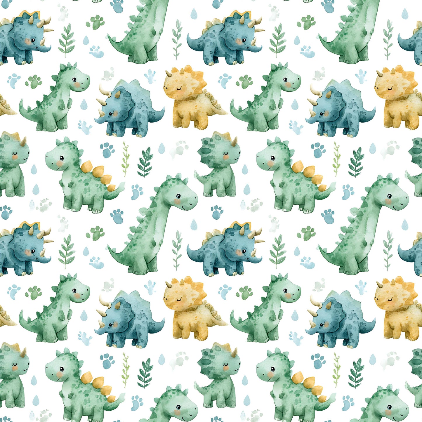 Dino Fun Fabric - Shop now at American Fabric Prints