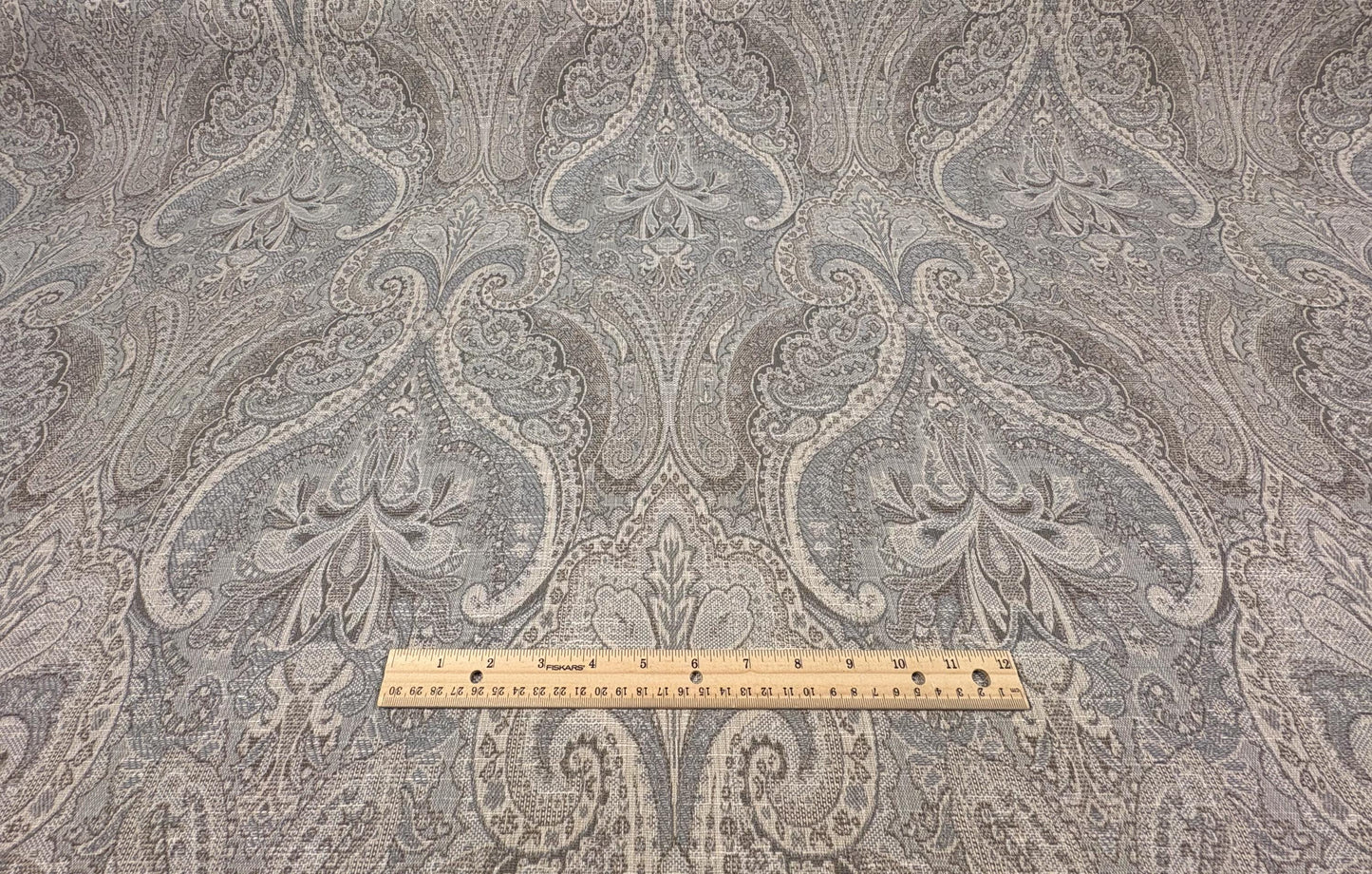 Beautiful Jacquard Paisley Medallion Damask Woven Fabric. Shop now at American Fabric Prints.