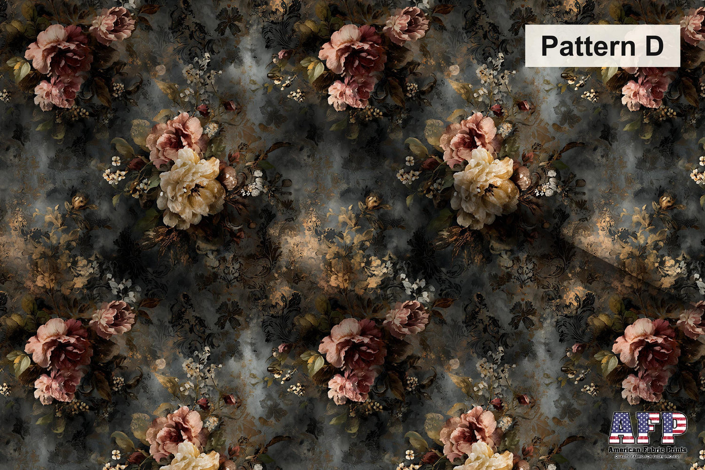 Victorian Goth Floral Fabric Bundle Set - Shop now at American Fabric Prints