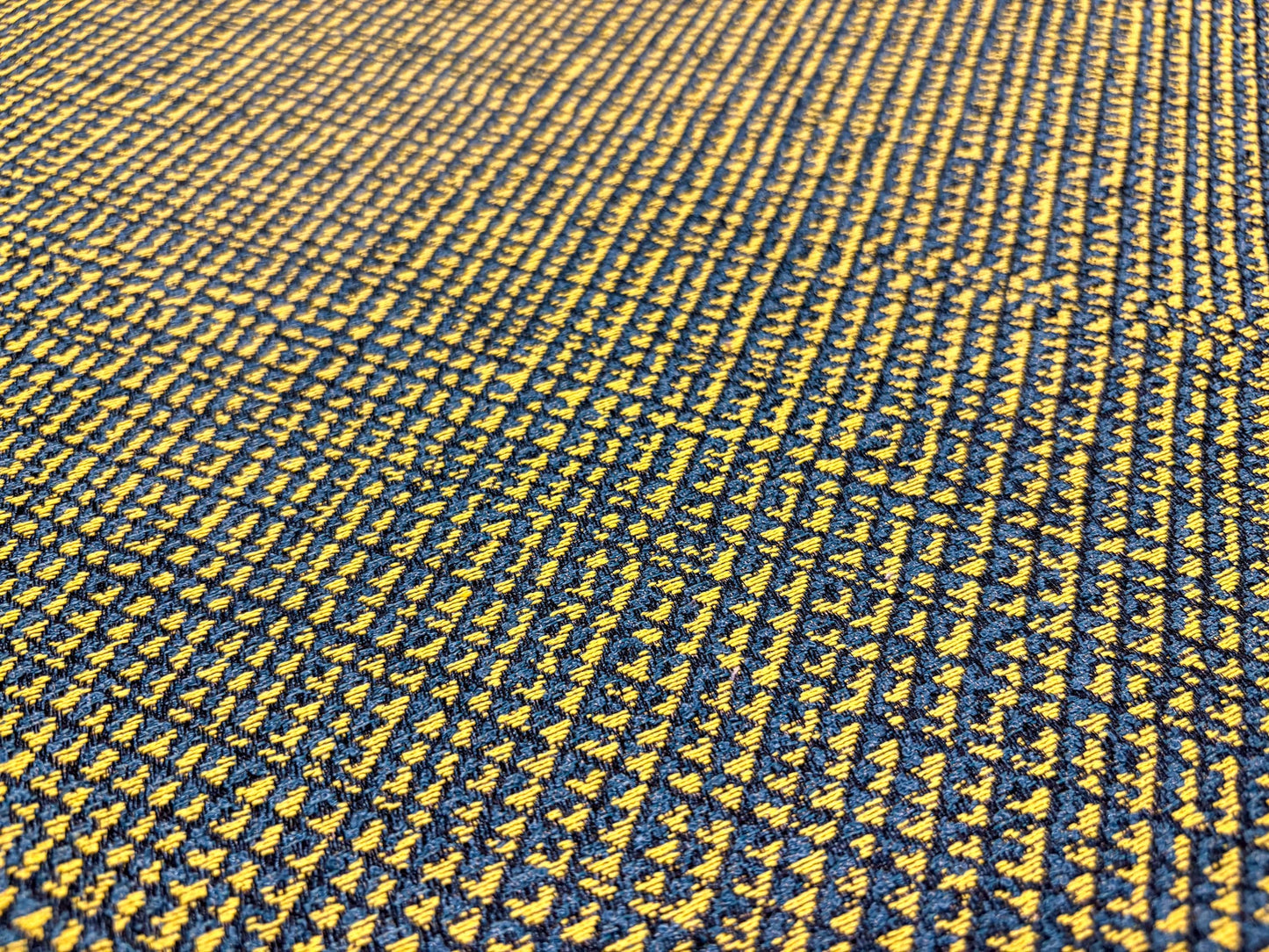Yellow and Blue Woven Fabric, Woven Fabric, Premium Upholstery Fabric, Fabric for Upholstery, Crypton Coated Performance