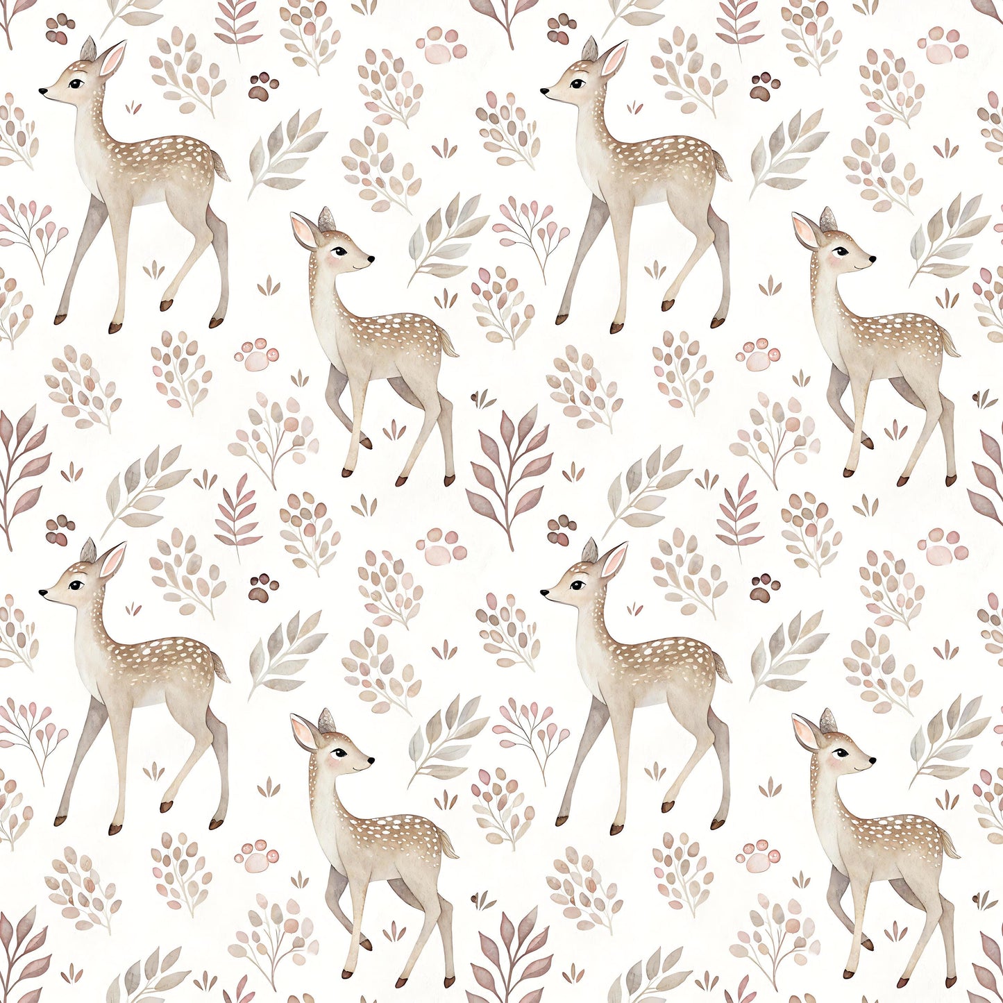 Dainty Deer Fabric - Shop now at American Fabric Prints
