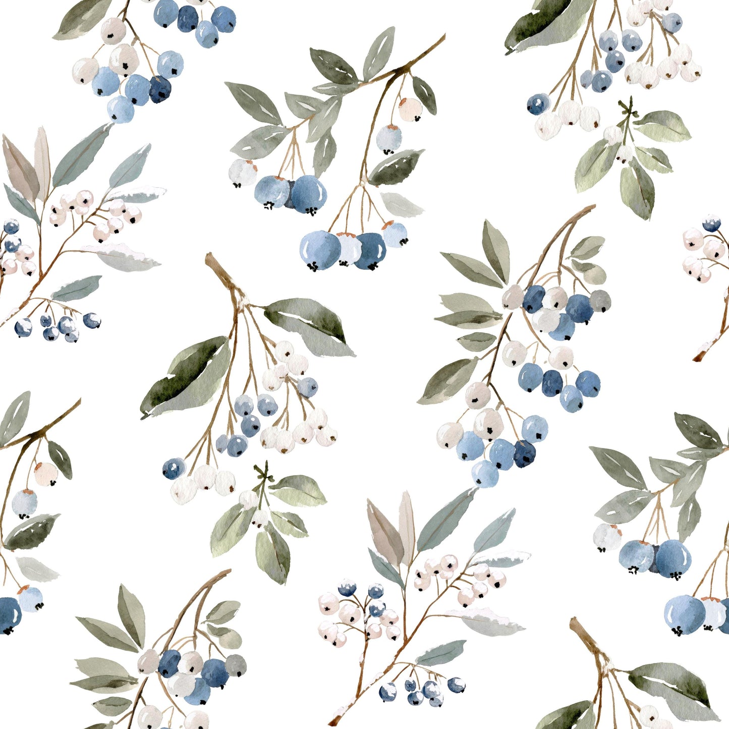 Petite Blueberry Fabric - Shop now at American Fabric Prints