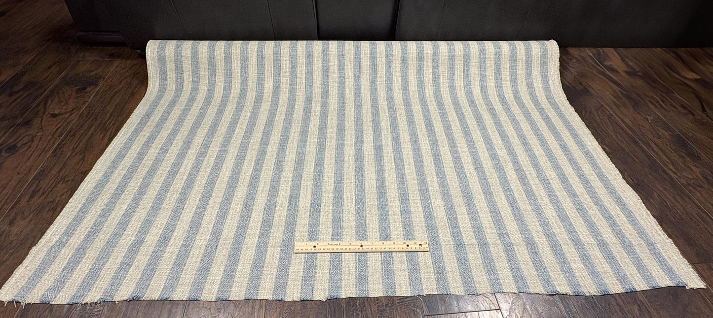 Striped Woven Jacquard Fabric with Geometric Pattern, Premium Upholstery, Fabric for Upholstery, Performance Fabric with Stain Resistance