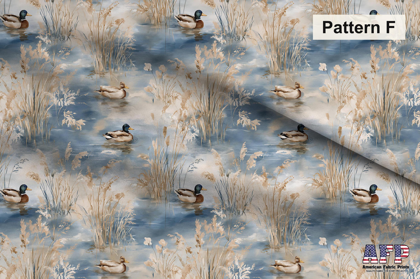 Watercolor Mallard Pond Fabric Bundle Set - Shop now at American Fabric Prints