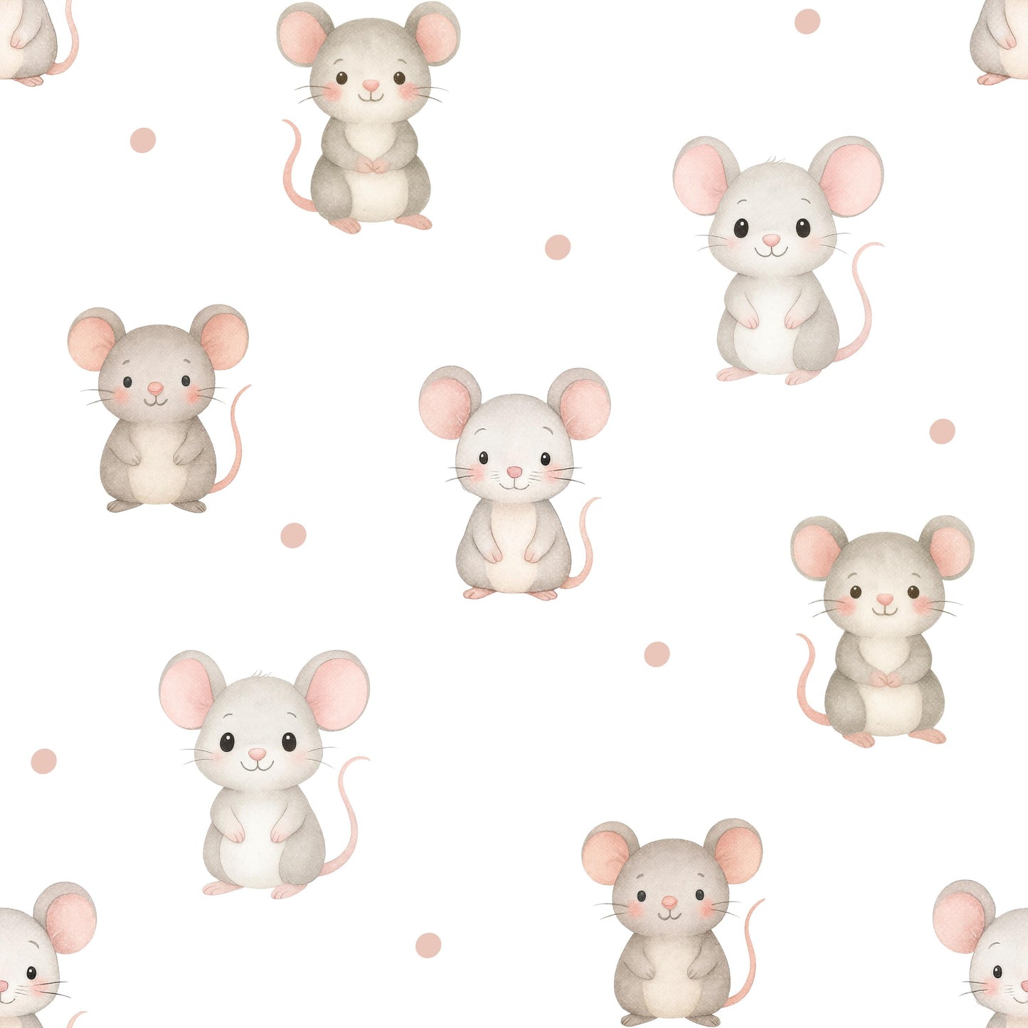 Mouse Friends Fabric - Shop now at American Fabric Prints