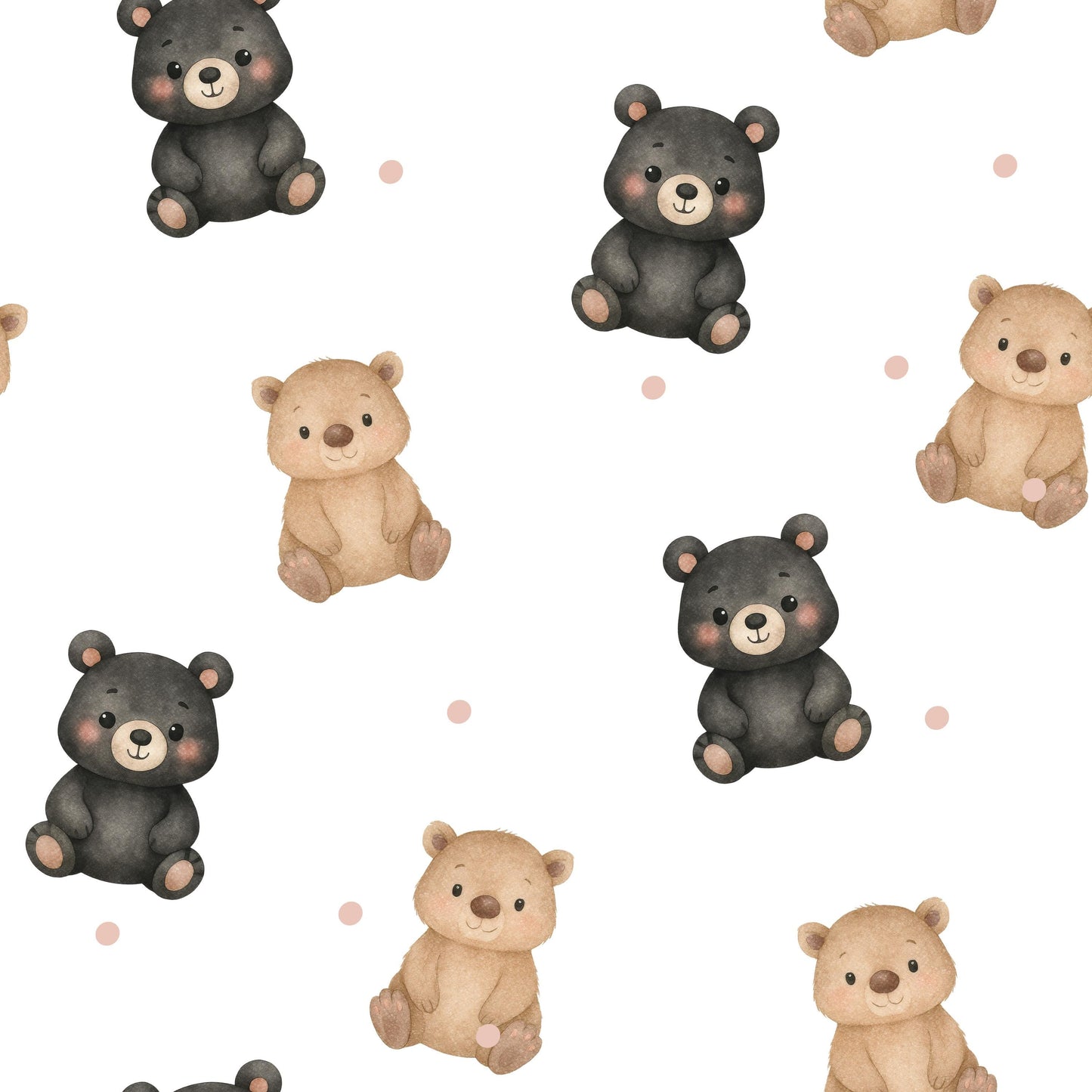 Beary Cute Fabric - Shop now at American Fabric Prints