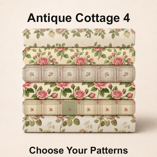 Antique Cottage 4 Fabric Bundle Set - Shop now at American Fabric Prints