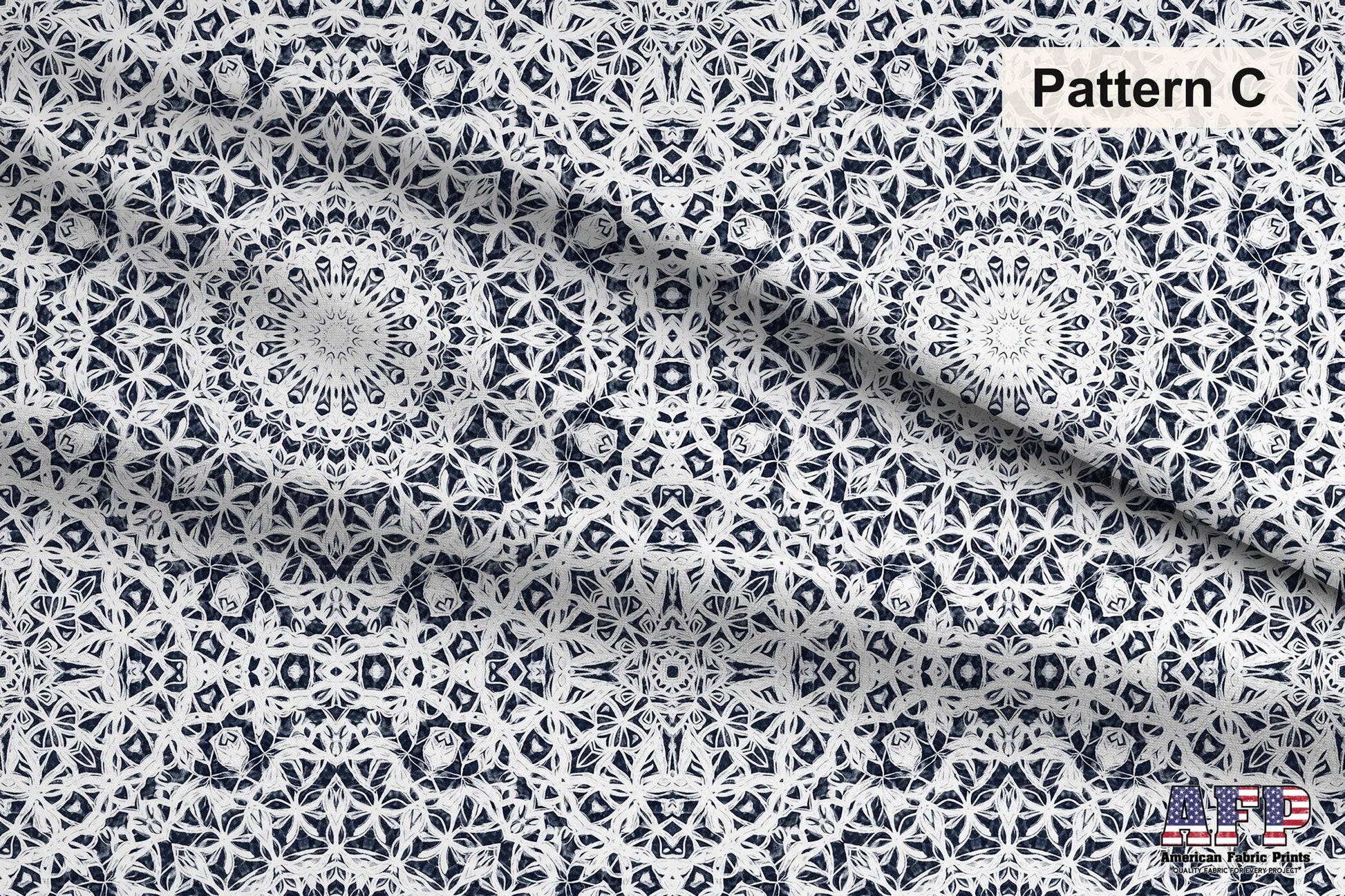 Patterned Arabesque Tiles 4 Fabric Bundle Set - Shop now at American Fabric Prints