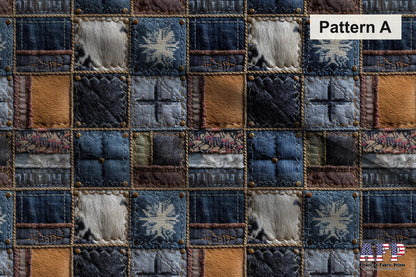 Western Patchwork Fabric Bundle Set - Shop now at American Fabric Prints