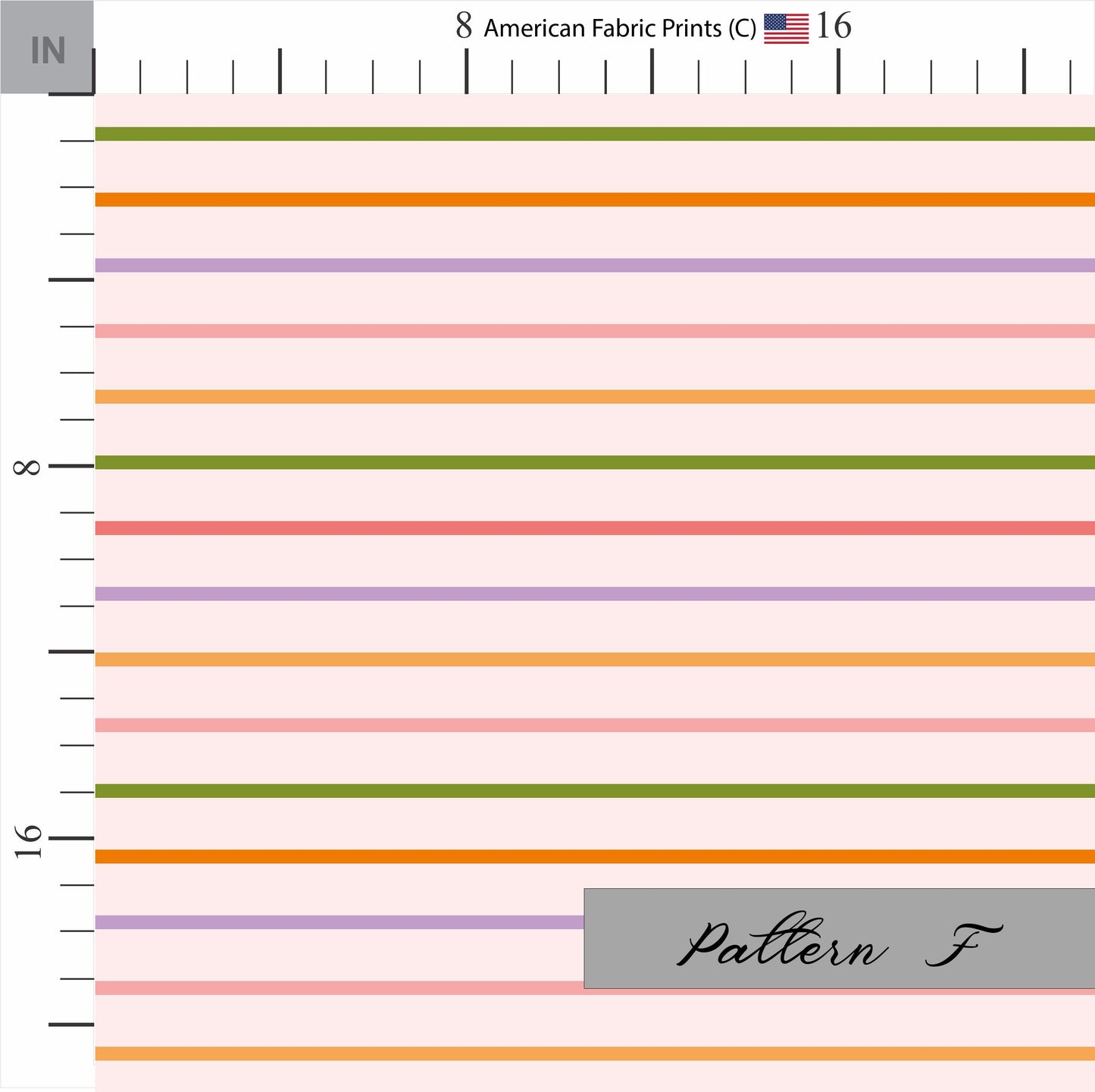 Halloween Candy Corn Stripe Fabric. Perfect for Quilts. Shop now at American Fabric Prints.