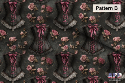 Romantic Goth 2 Fabric Bundle Set - Shop now at American Fabric Prints