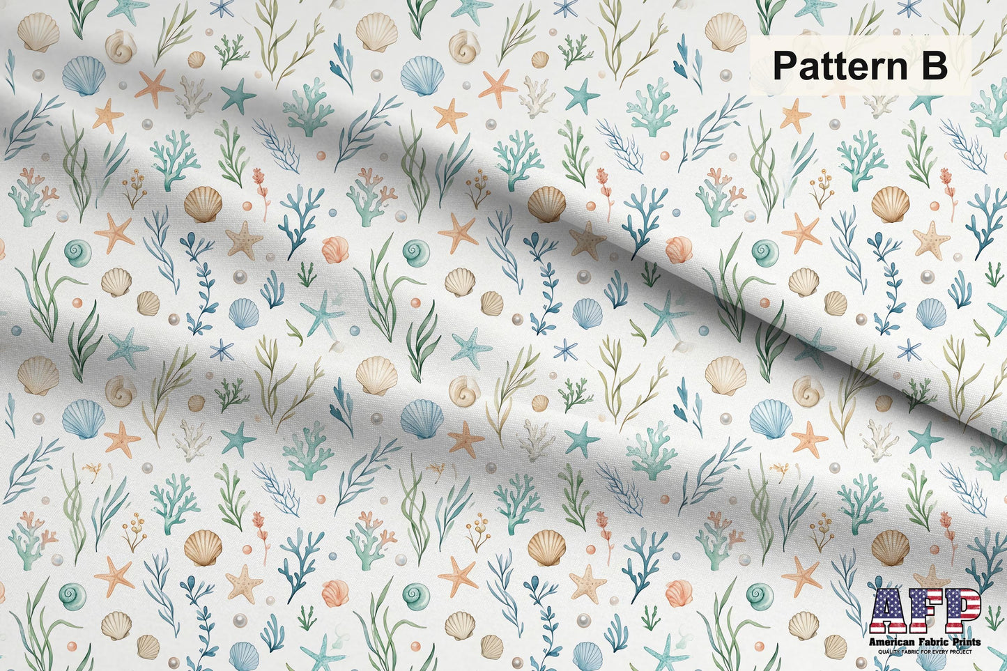 Sea shells Fabric Bundle Set - Shop now at American Fabric Prints