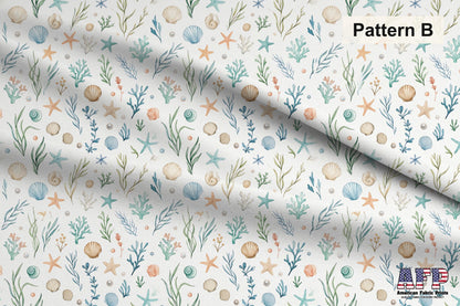 Sea shells Fabric Bundle Set - Shop now at American Fabric Prints