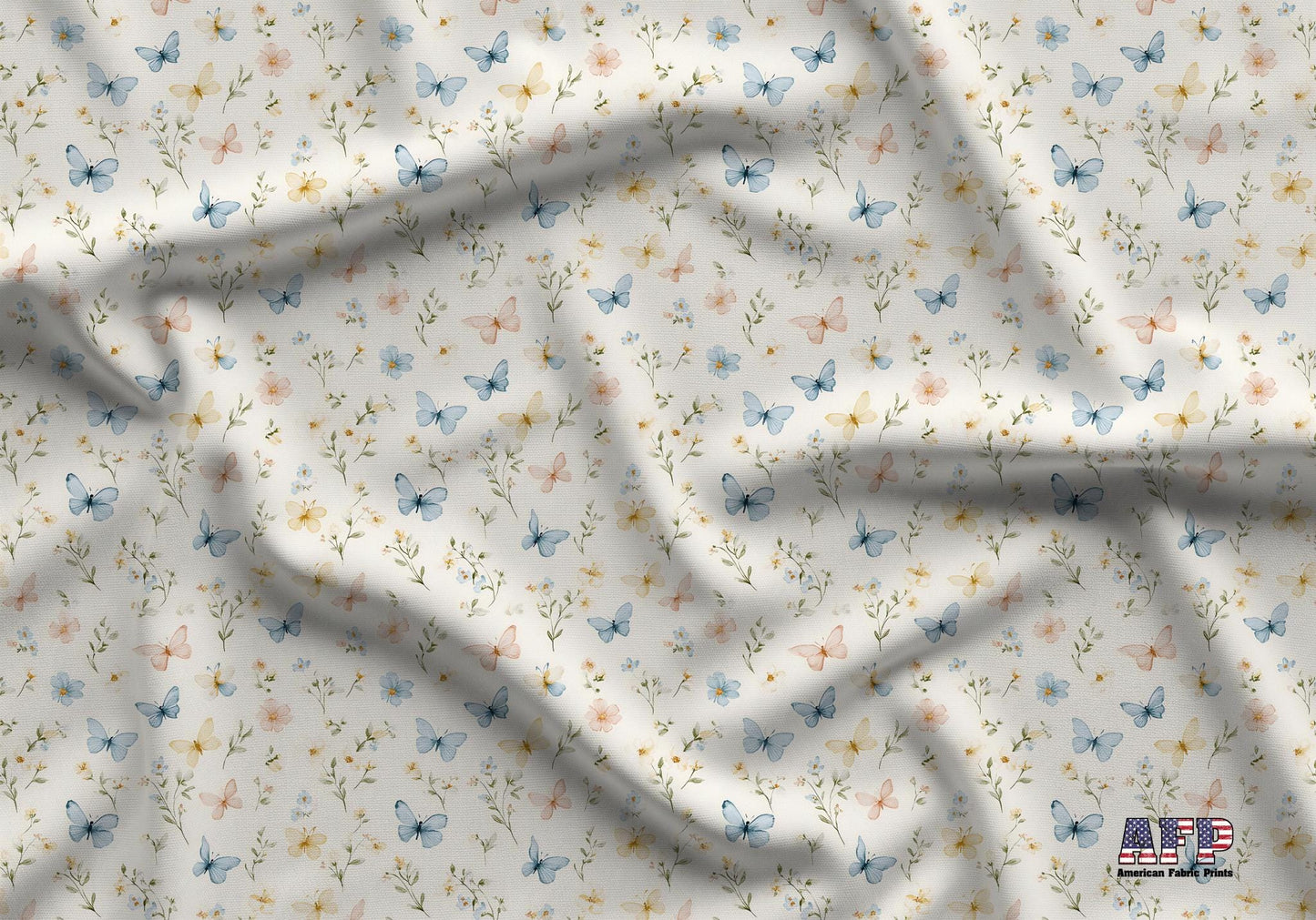 Butterflies Fabric - Shop now at American Fabric Prints