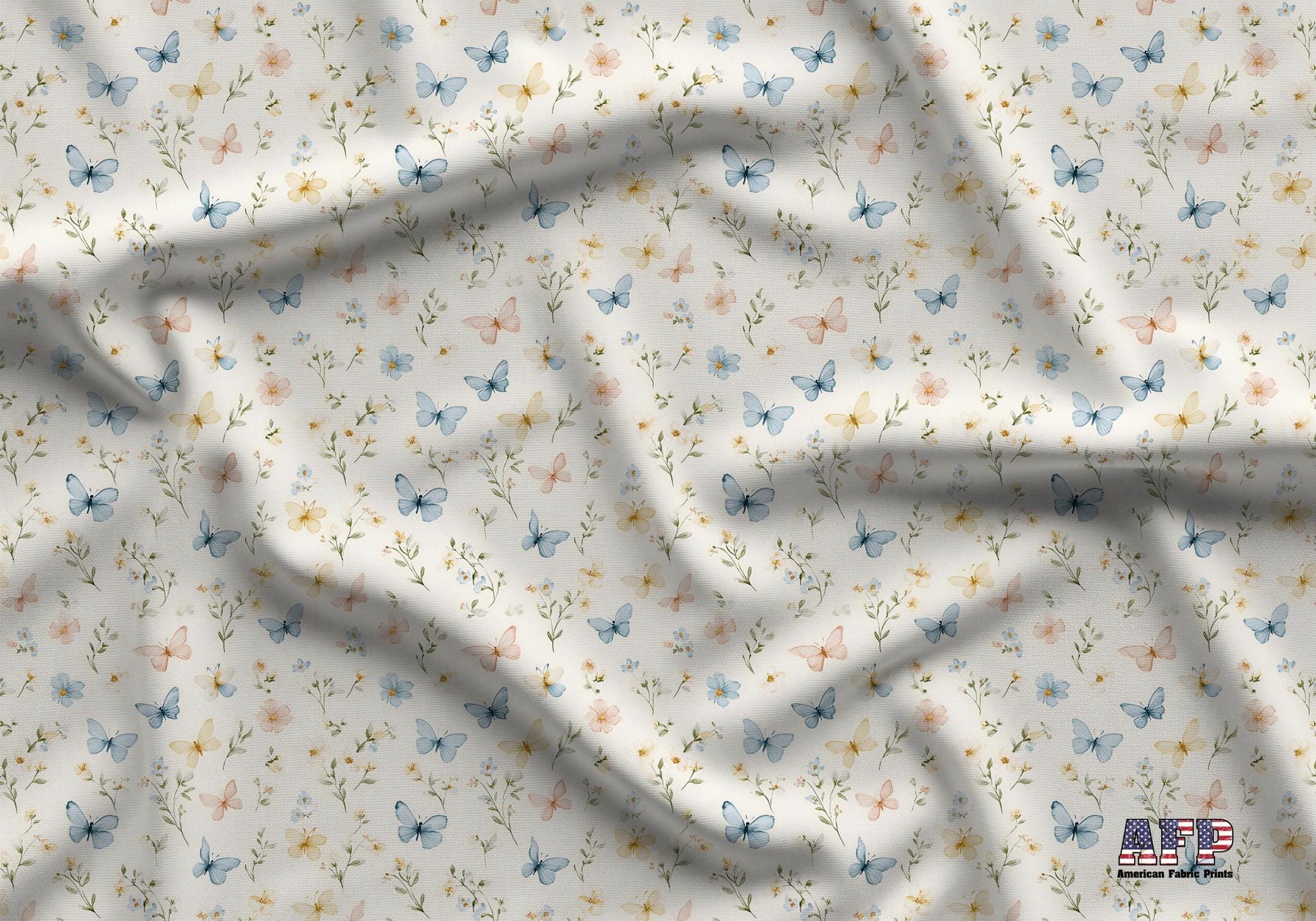 Butterflies Fabric - Shop now at American Fabric Prints