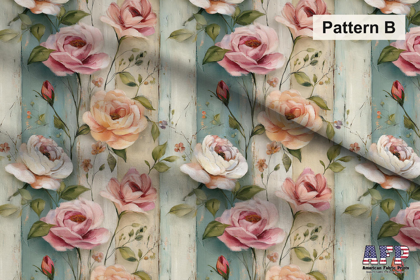 Spring Floral and Stripes Fabric Bundle Set - Shop now at American Fabric Prints