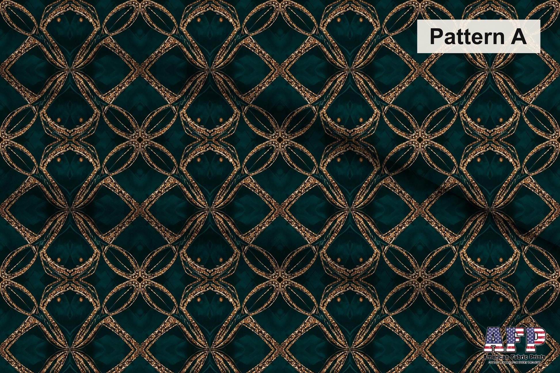 Arabesque Teals 3 Fabric Bundle Set - Shop now at American Fabric Prints