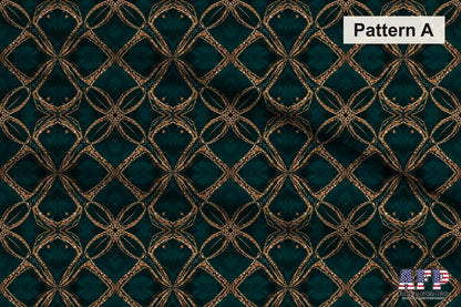 Arabesque Teals 3 Fabric Bundle Set - Shop now at American Fabric Prints