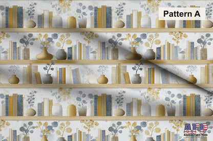 Elegant Bookshelves Fabric Bundle Set - Shop now at American Fabric Prints
