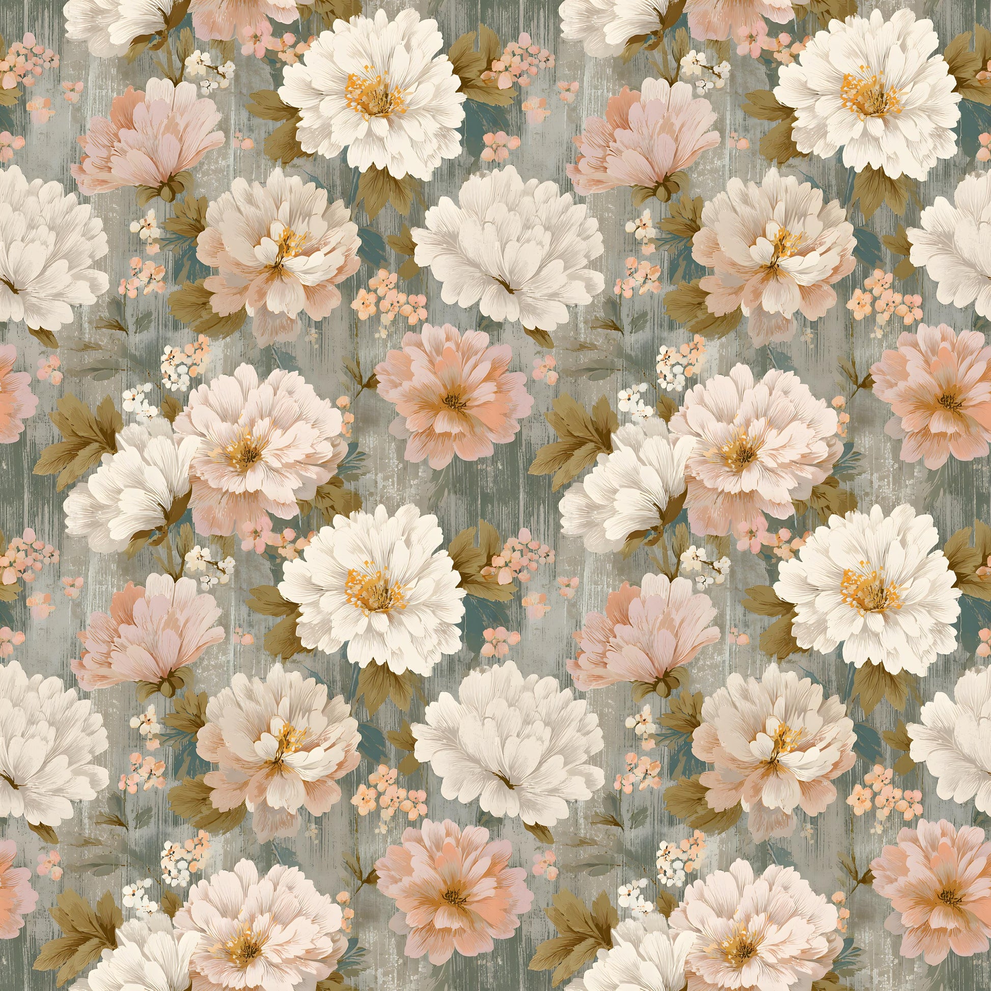 Soft Florals Fabric - Shop now at American Fabric Prints