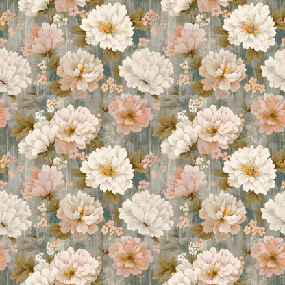 Soft Florals Fabric - Shop now at American Fabric Prints