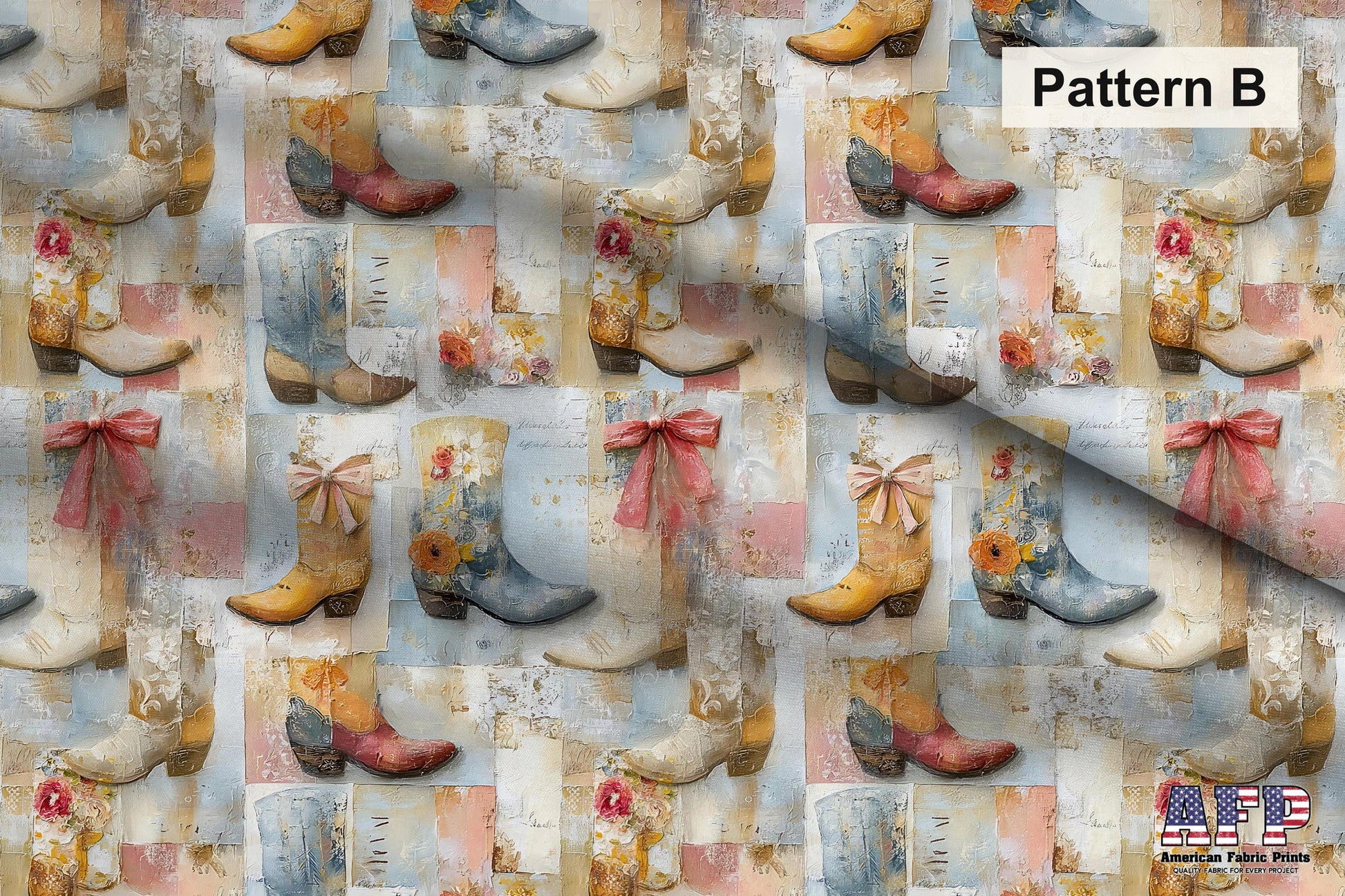 Artsy Coquette Cowgirl Fabric Bundle Set - Shop now at American Fabric Prints