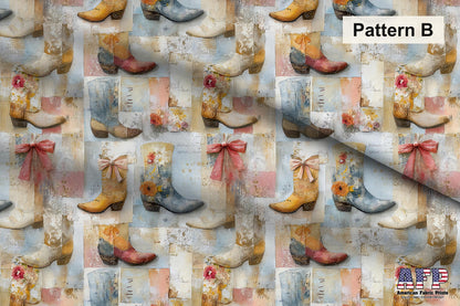 Artsy Coquette Cowgirl Fabric Bundle Set - Shop now at American Fabric Prints