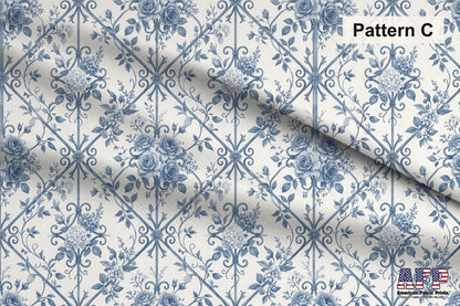Blue Cottage Fabric Bundle Set - Shop now at American Fabric Prints