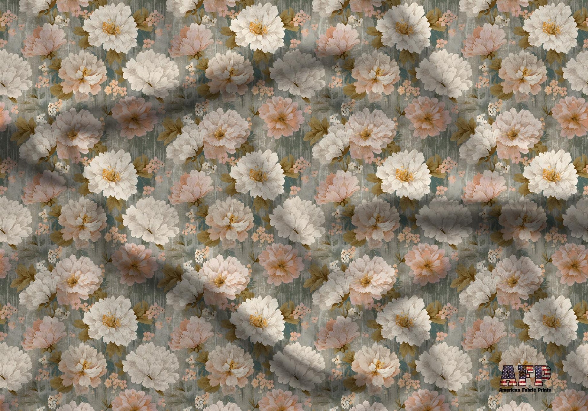 Soft Florals Fabric - Shop now at American Fabric Prints