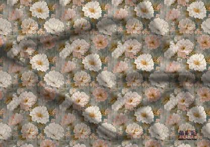 Soft Florals Fabric - Shop now at American Fabric Prints