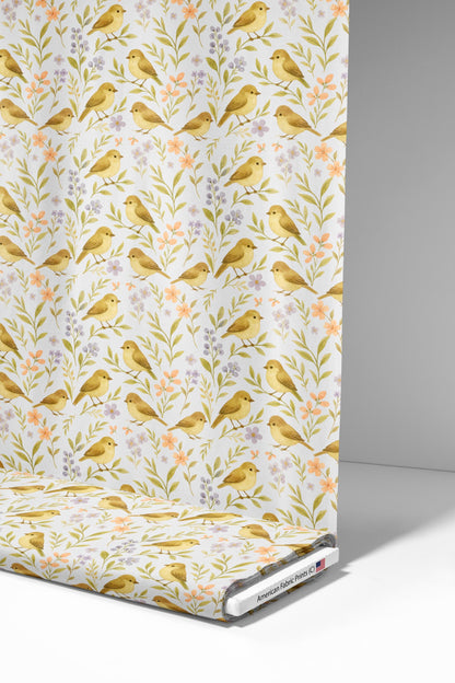 Tiny Birds Fabric - Shop now at American Fabric Prints