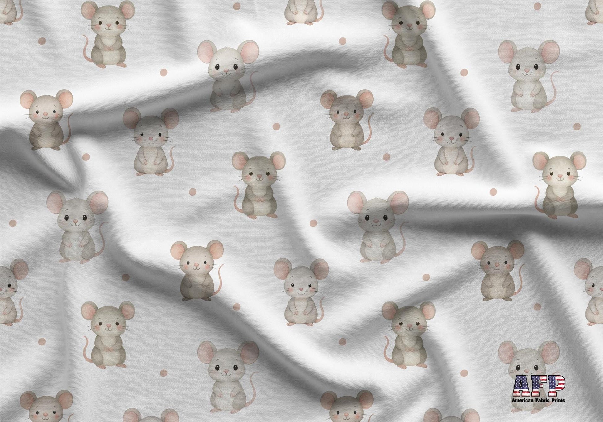 Mouse Friends Fabric - Shop now at American Fabric Prints