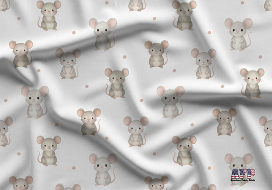 Mouse Friends Fabric - Shop now at American Fabric Prints
