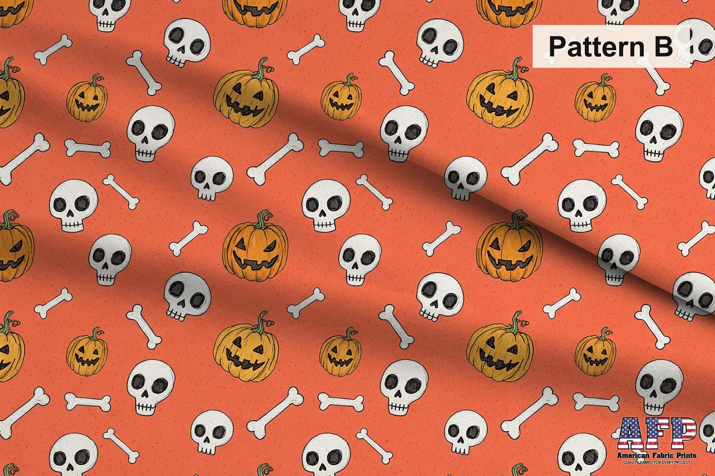 Colorful Halloween 2 Fabric Bundle Set - Shop now at American Fabric Prints