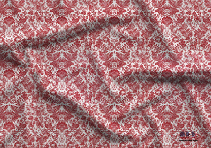 Red French Country Fabric - Shop now at American Fabric Prints
