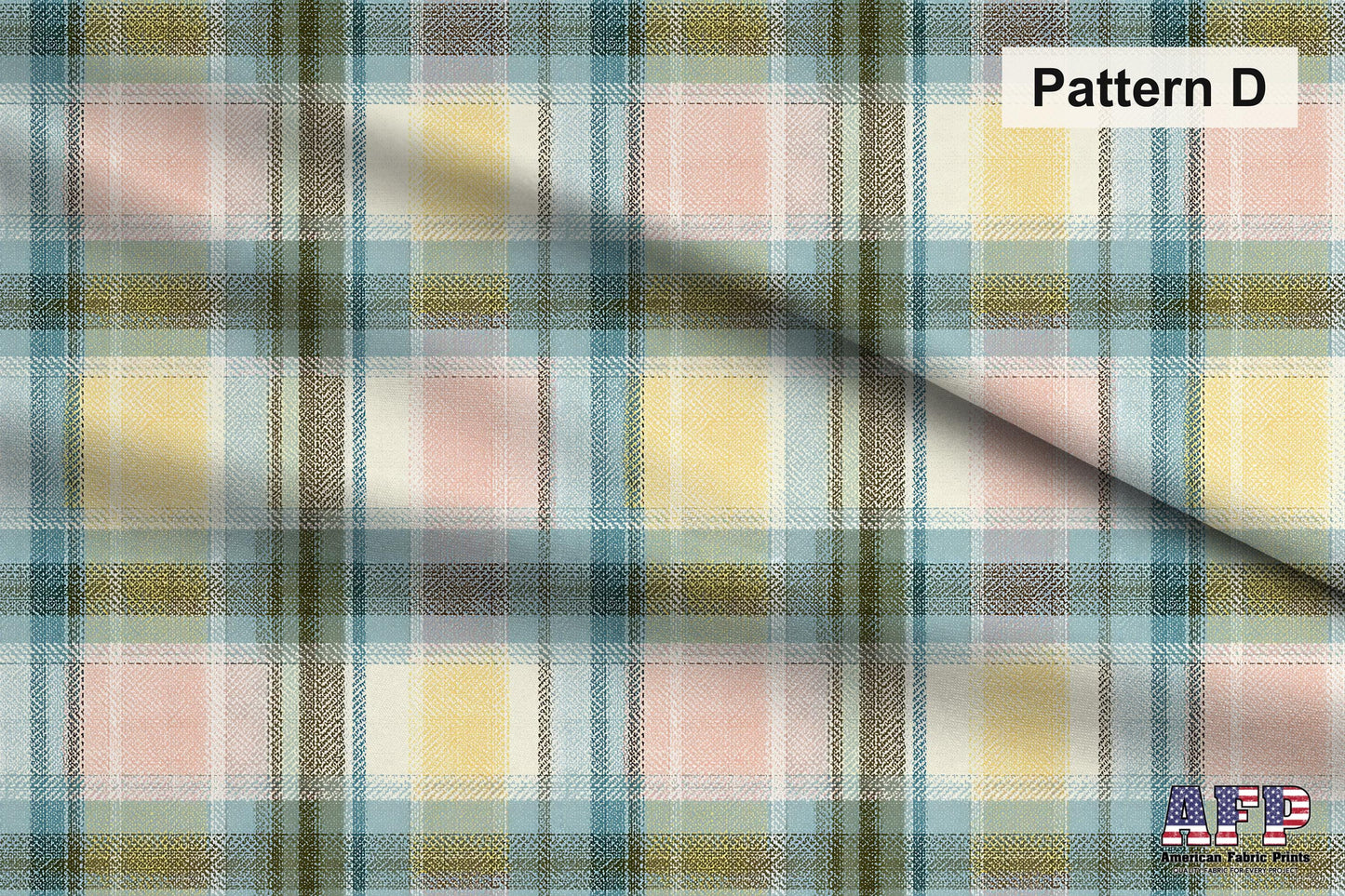 Pastel Tartan and Plaid Fabric Bundle Set - Shop now at American Fabric Prints