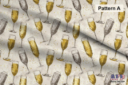 Vintage New Years Eve Fabric Bundle Set - Shop now at American Fabric Prints