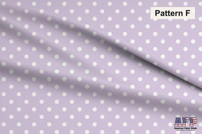 Pastel Polka Dot Set 2. Choose Your Patterns. Pattern F shown. Shop now at American Fabric Prints.