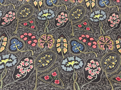 Designer Floral Paisley Pattern on Cotton Fabric. Shop now at AmericanFabricPrints.