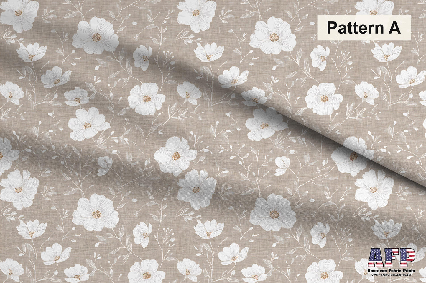 Neutral Boho 2 Fabric Bundle Set - Shop now at American Fabric Prints