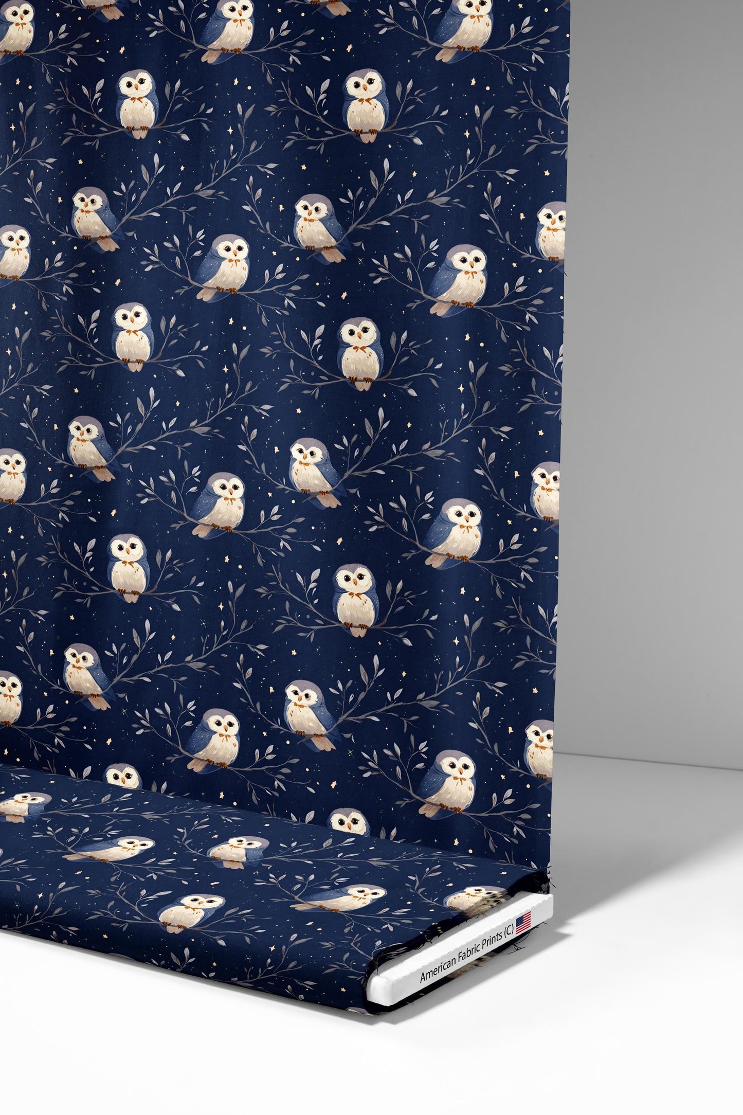 Owl in a Cape Fabric - Shop now at American Fabric Prints