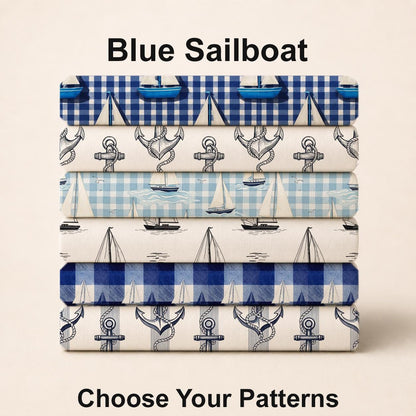 Blue Sailboat Fabric Bundle Set - Shop now at American Fabric Prints