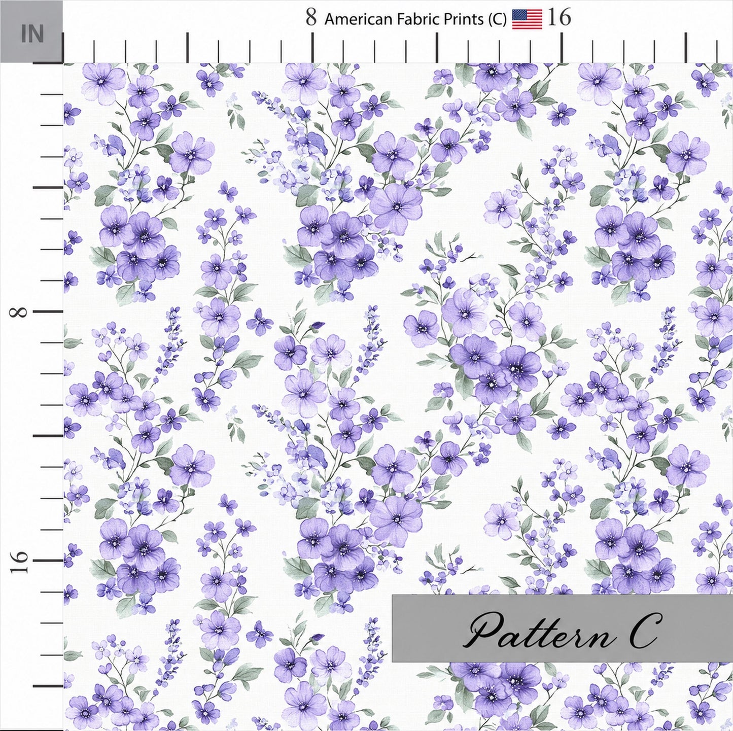 Lavender Themed Purple Fabric. Cotton Quilting Fabric. Shop now at American Fabric Prints.