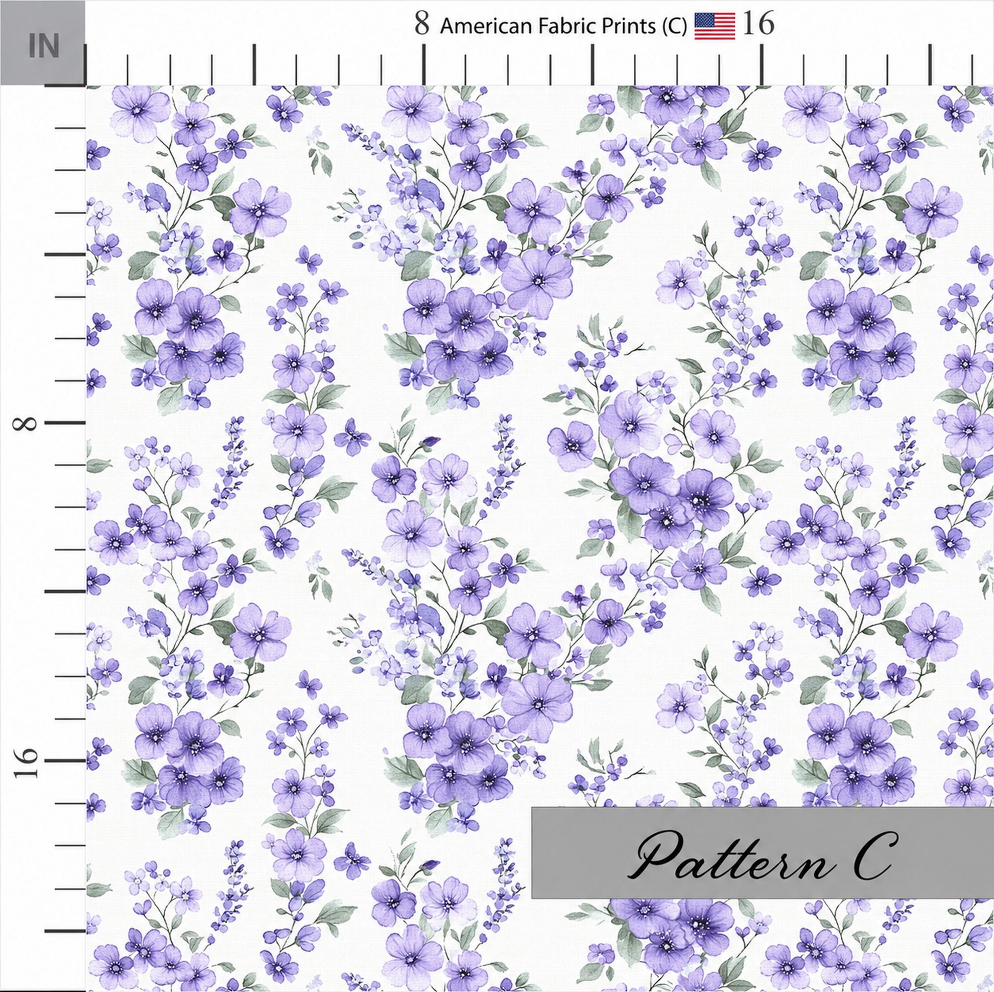 Lavender Themed Purple Fabric. Cotton Quilting Fabric. Shop now at American Fabric Prints.