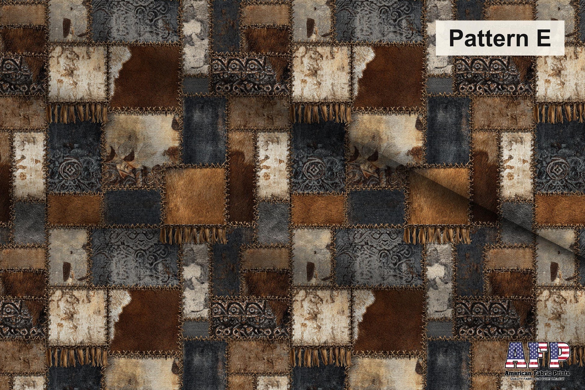 Western Patchwork Fabric Bundle Set - Shop now at American Fabric Prints